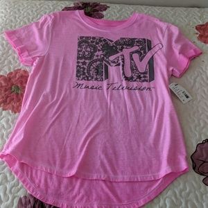 Pink MTV shirt